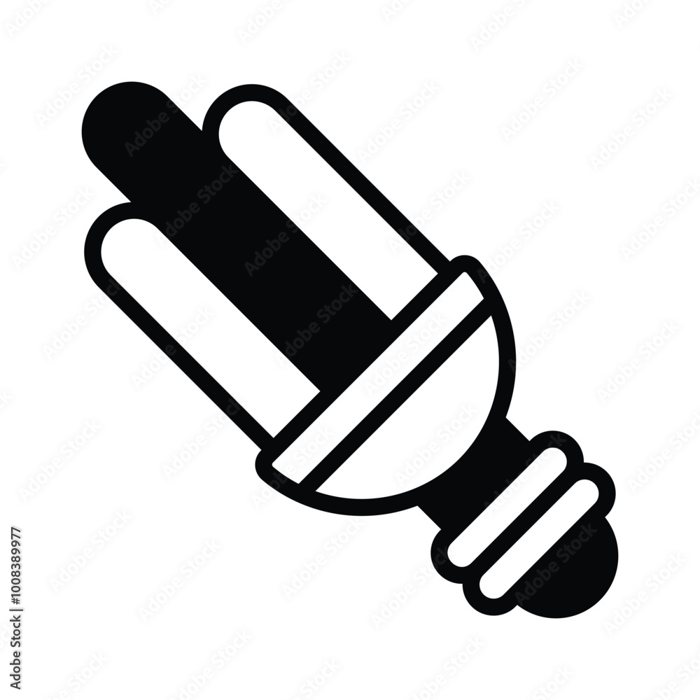 Energy efficient CFL light bulb used for saving electricity Energy efficient CFL light bulb used for saving electricity