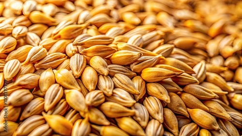 Wallpaper Mural Close-Up of Raw Barley Seeds on Natural Background for Agricultural and Food Industry Use Torontodigital.ca