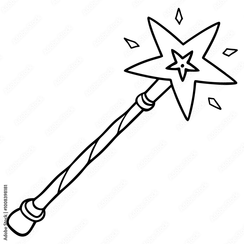 decorative magic wand icon with Transparent Background Clipart decorative magic wand icon with Transparent Background Clipart