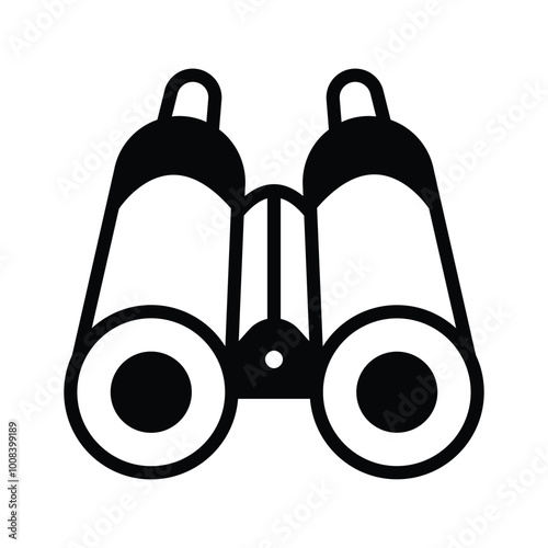 Binoculars used for viewing distant objects, often for exploration or observation