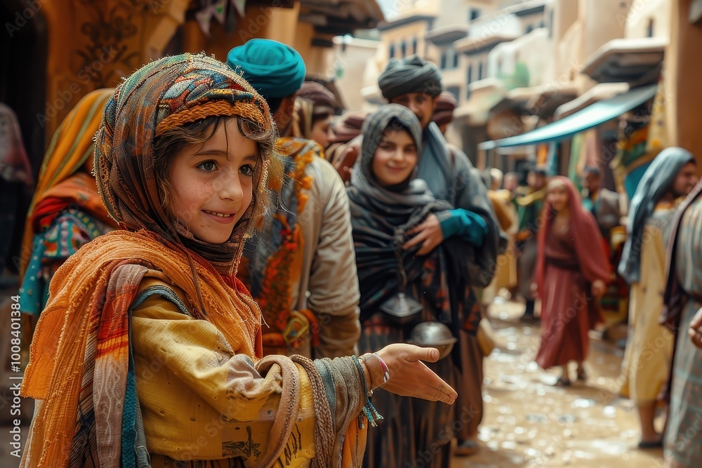 A traveler's sense of belonging and connection upon receiving a warm welcome in a foreign land. A traveler's sense of belonging and connection upon receiving a warm welcome in a foreign land.