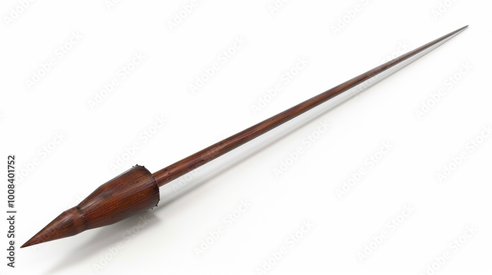Javelin for throwing in javelin events isolated on white background Javelin for throwing in javelin events isolated on white background