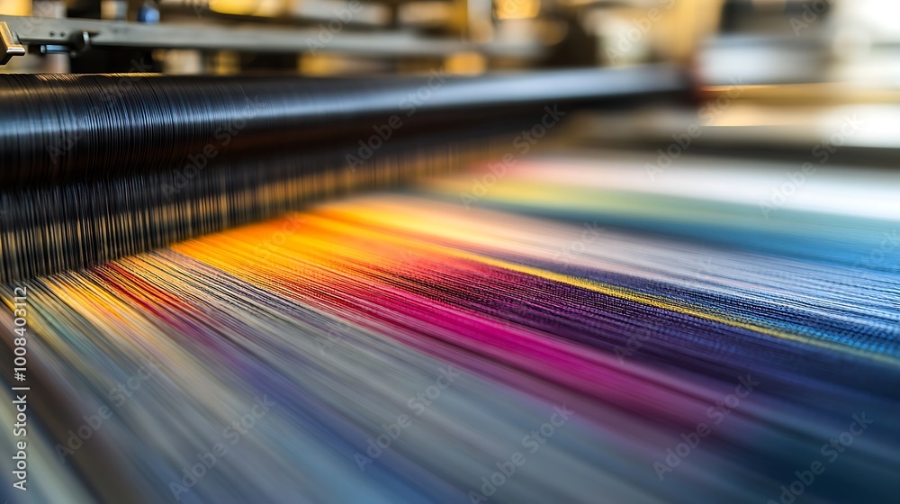 Colorful Threads Weaving a Tapestry of Design