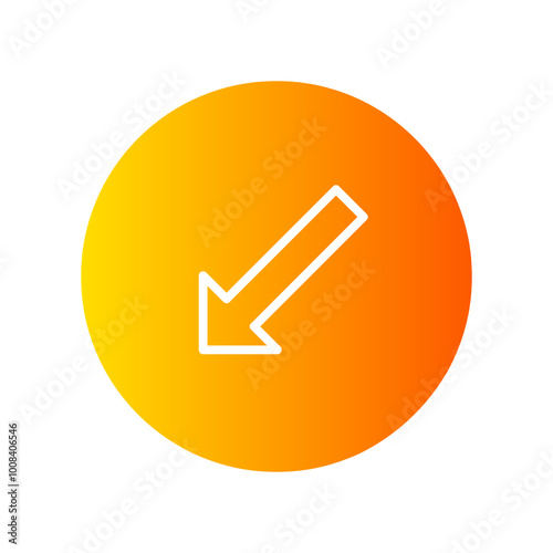 keep left gradient icon