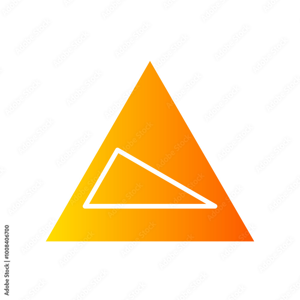 Slope gradient icon Slope gradient icon