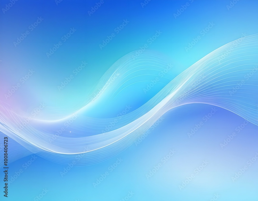A smooth blue gradient background with abstract, flowing wave patterns representing medical data and energy fields, blended softly into the design A smooth blue gradient background with abstract, flowing wave patterns representing medical data and energy fields, blended softly into the design