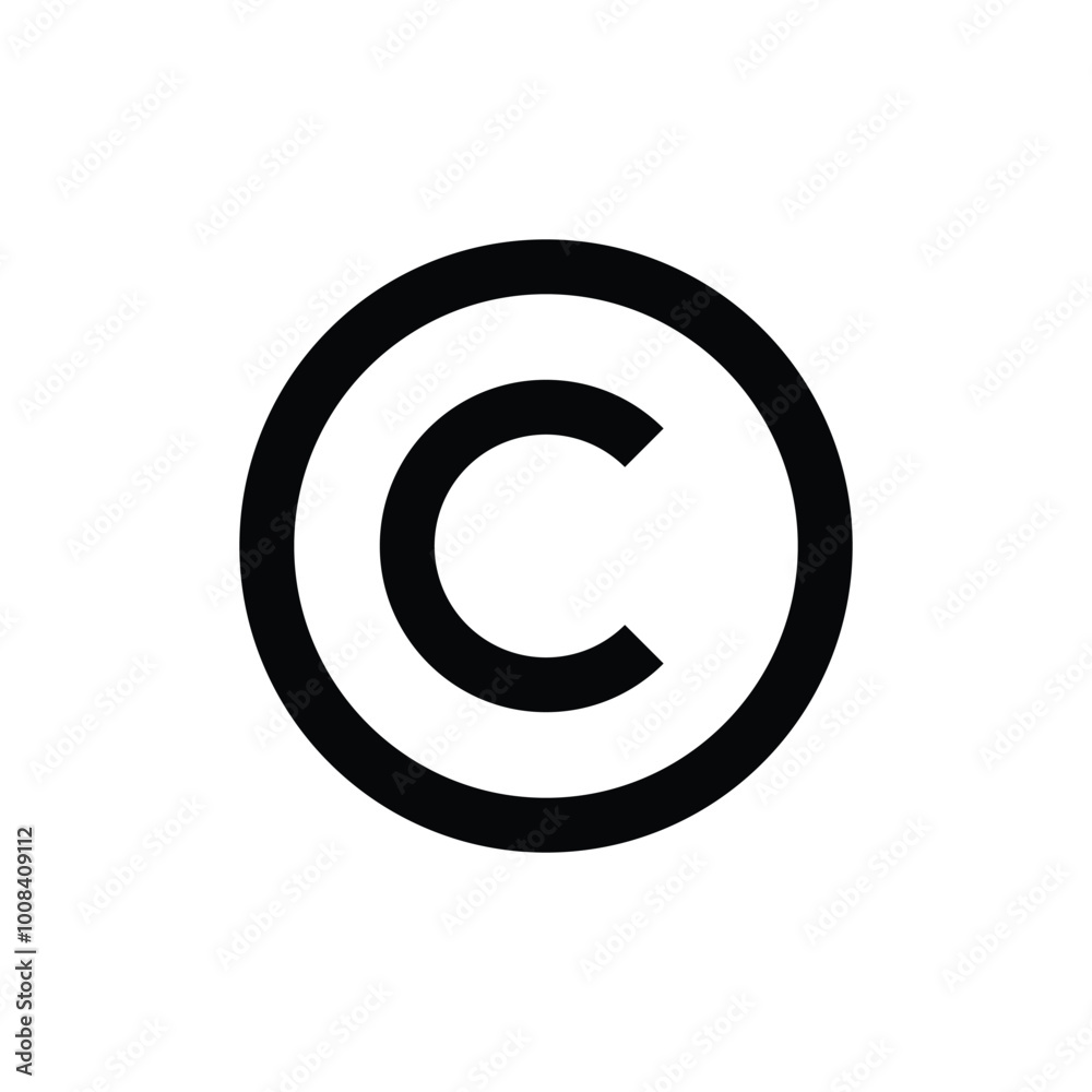 copyright icon or logo design isolated sign symbol vector illustration - high quality line style vector icon suitable for designers, web developers, displays and websites copyright icon or logo design isolated sign symbol vector illustration - high quality line style vector icon suitable for designers, web developers, displays and websites