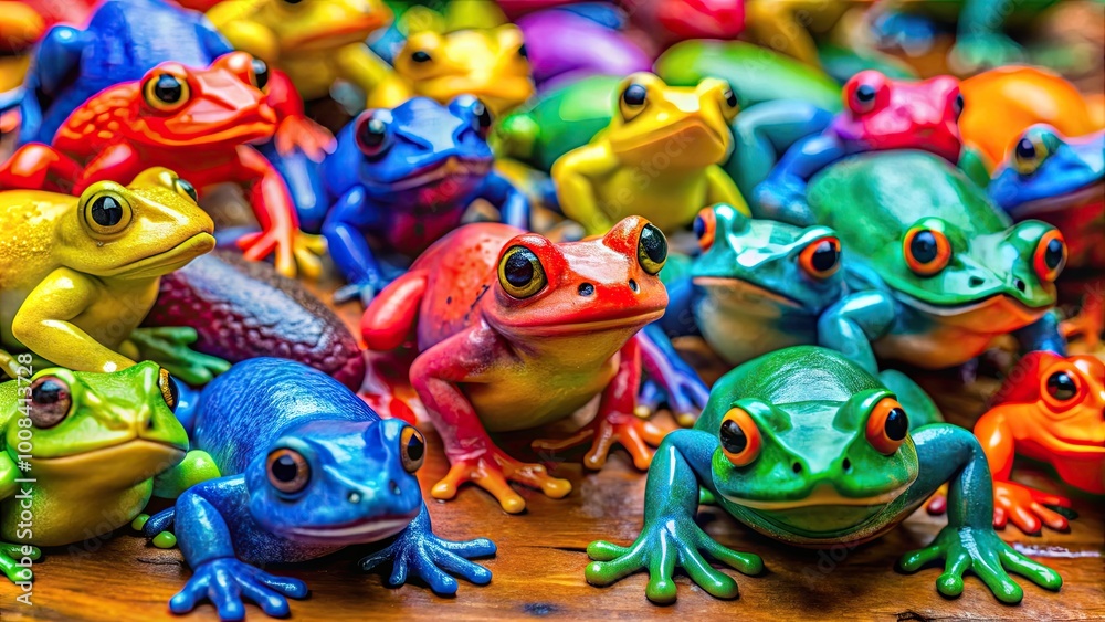Colorful Leap Frog Game with Vibrant Frogs and Playful Design for Fun Learning Activities Colorful Leap Frog Game with Vibrant Frogs and Playful Design for Fun Learning Activities