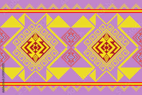 Native Navajo geometric ethnic pattern,seamless tile pattern for wallpaper, background, illustration, fabric