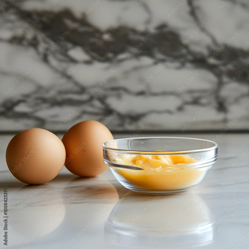Fresh Egg Yolk and Eggs Photo Fresh Egg Yolk and Eggs Photo