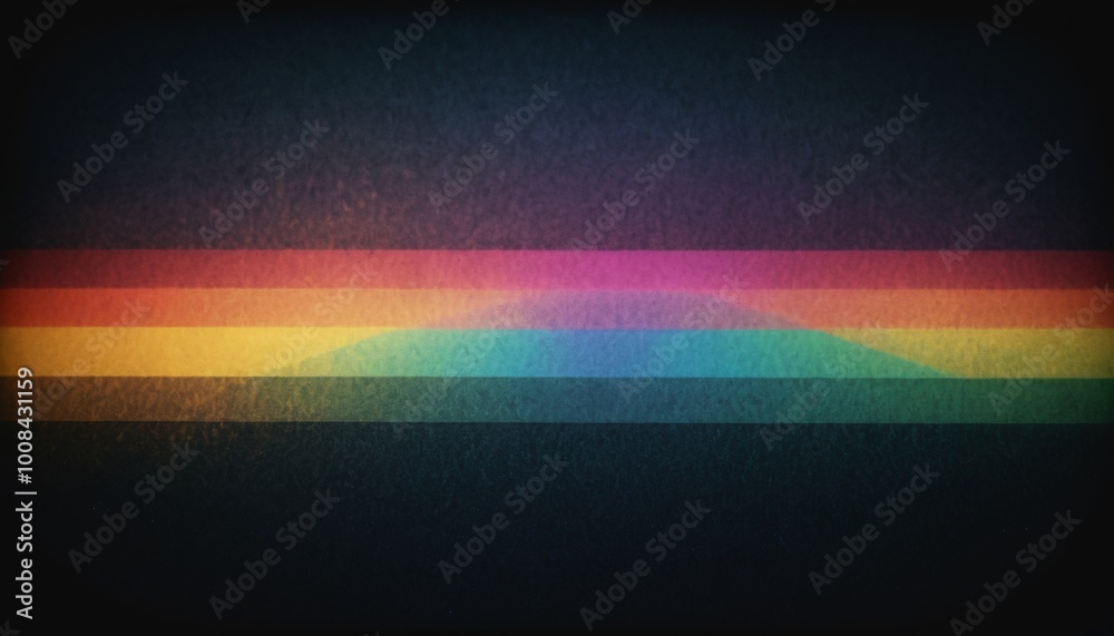 Fototapeta premium colorful color rainbow black background