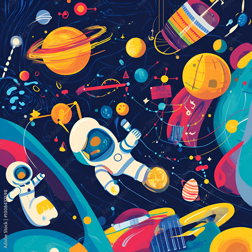 Colorful Space Adventure Colorful Space Adventure