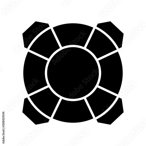 lifesaver glyph icon