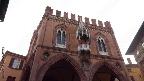 Chamber of Commerce, Industry, Crafts and Agriculture of Bologna, Italy. Palazzo della Mercanzia. photo