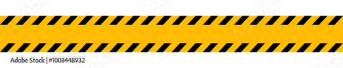 warning tape, caution line tape, caution sign yellow black strip for safety zone