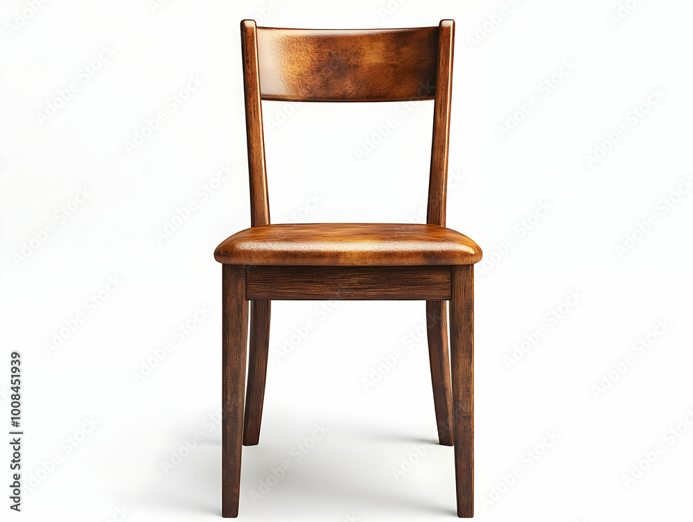 Classic Wooden Chair 3D Render Classic Wooden Chair 3D Render