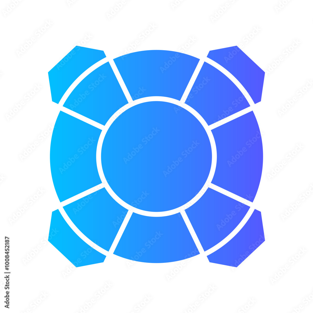 lifesaver gradient icon lifesaver gradient icon