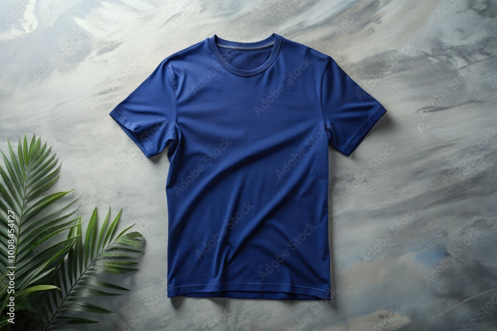 Dark Blue T-Shirt Mockup for Graphic Design, Apparel Branding, and Marketing Presentations Dark Blue T-Shirt Mockup for Graphic Design, Apparel Branding, and Marketing Presentations