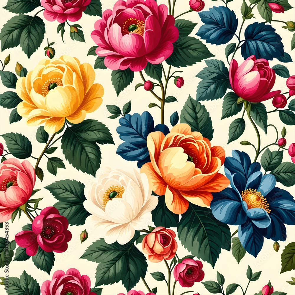 seamless pattern with roses
seamless pattern with roses