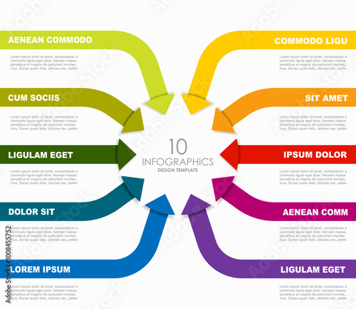 Infographic design template with place for your data. Vector illustration.