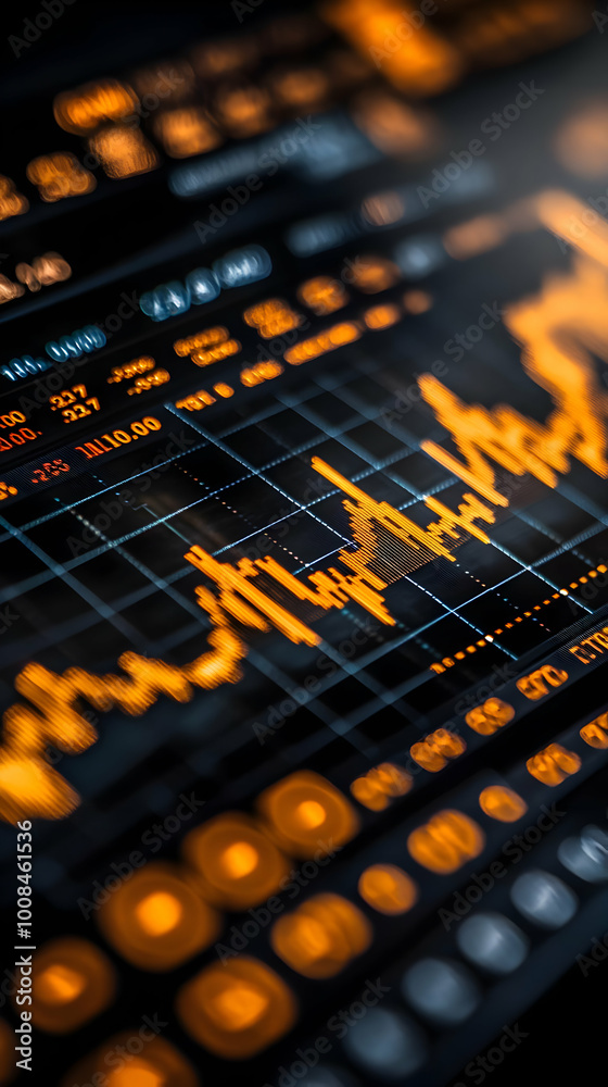 Abstract Finance Data Graph Background - Photo Abstract Finance Data Graph Background - Photo