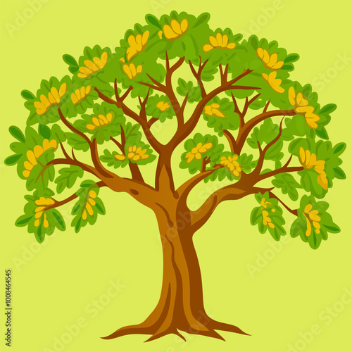 tree with leaves