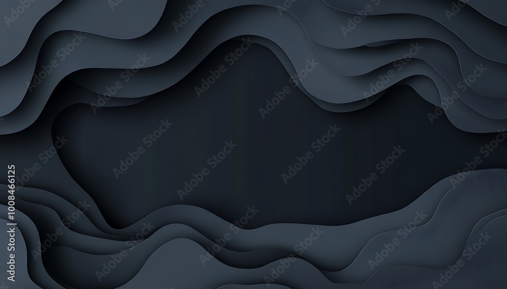 Abstract Dark Wavy Background Abstract Dark Wavy Background