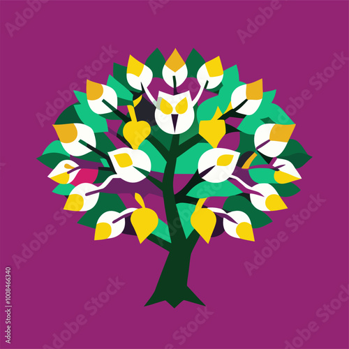tree with flowers