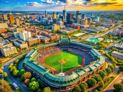 Detailed Map of Fenway Park Showcasing Seating, Amenities, and Nearby Attractions for Visitors photo