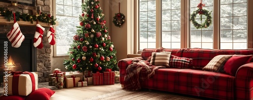 Cozy Christmas Living Room ...