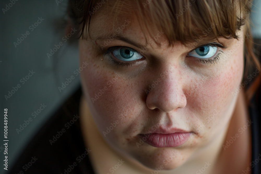 Illustration of obesity issues made generative AI technology Illustration of obesity issues made generative AI technology