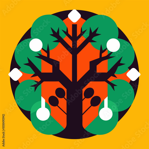 christmas tree with gifts