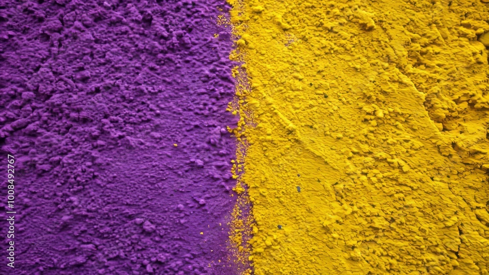 Experience the energetic fusion of purple and yellow in this unique concrete texture, ideal for backgrounds, design Experience the energetic fusion of purple and yellow in this unique concrete texture, ideal for backgrounds, design