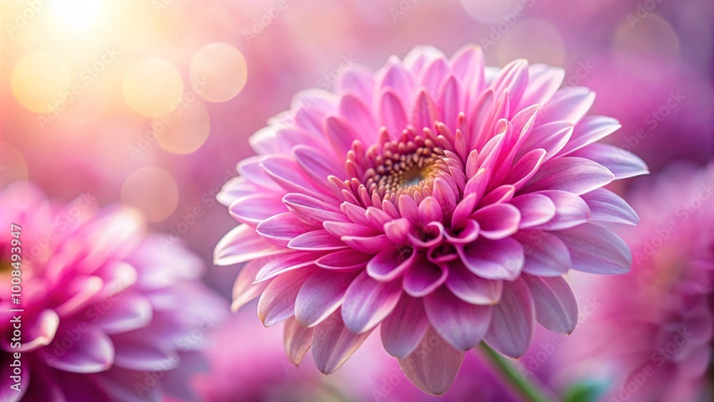 Pink blurred soft floral background Beautiful pink flower in defocus closeup macro Pink blurred soft floral background Beautiful pink flower in defocus closeup macro
