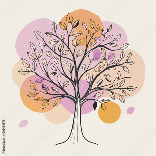 tree with pink flowers