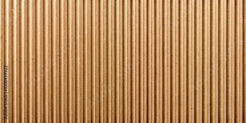 A Close-Up of the Textured Surface of Corrugated Cardboard, Revealing the Interlocking Flutes and the Subtle Gradients of Brown Hues