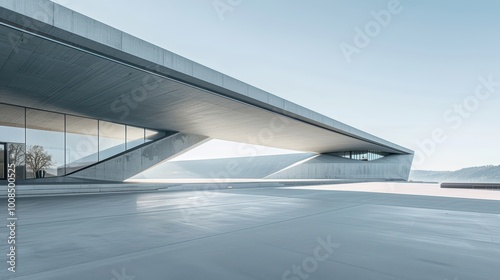 Modern Minimalistic Architecture with Bold Geometry