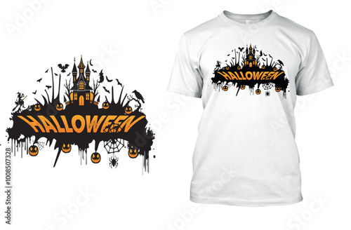 Halloween Scary T Shirt Design for Halloween Day