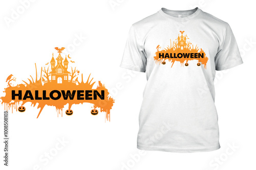 Halloween Scary T Shirt Design for Halloween Day