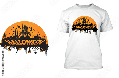 Halloween Scary T Shirt Design for Halloween Day