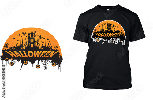 Halloween Scary T Shirt Design for Halloween Day