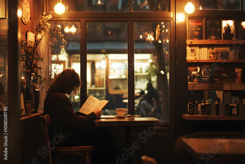 woman in cafe