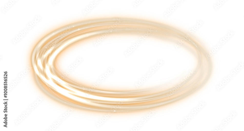 Gold Light Line Glow Background on a transparent background Gold Light Line Glow Background on a transparent background