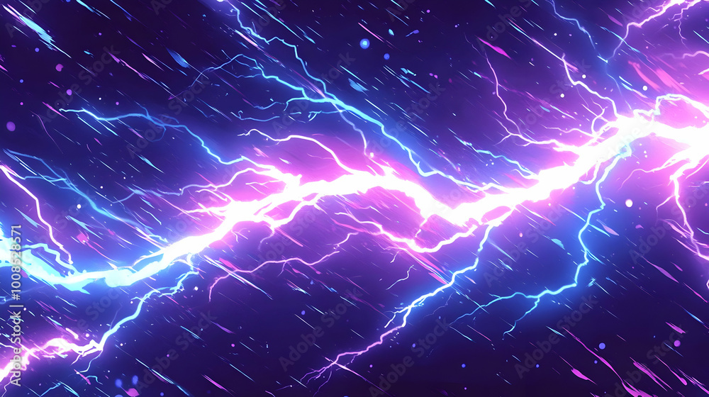 Abstract Purple and Blue Lightning Strike Animation with Fast Moving Lines Abstract Background Abstract Purple and Blue Lightning Strike Animation with Fast Moving Lines Abstract Background