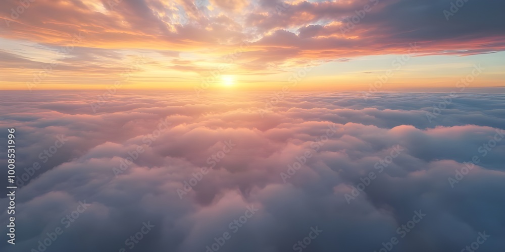 Beautiful sunrise sky background Beautiful sunrise sky background