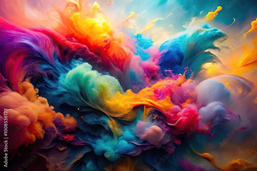 Ethereal Watercolor Abstraction with Soft Hues and Flowing Patterns for Artistic Backgrounds Ethereal Watercolor Abstraction with Soft Hues and Flowing Patterns for Artistic Backgrounds
