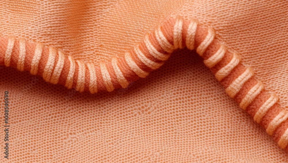 Close-Up of Skin with Stitches from Open Surgical Cut