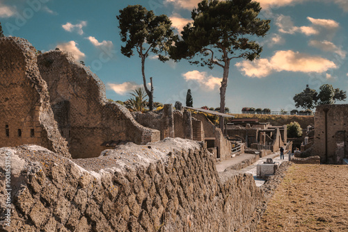 ercolano, herculaneum, ruins, naples, italy
