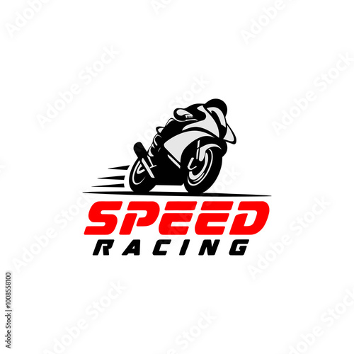 Speed Racing Motorcycle Logo