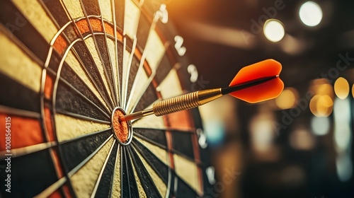 Three dartboards about the importance of pursuing your goals photo